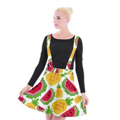 Watermelon -12 Suspender Skater Skirt by nateshop