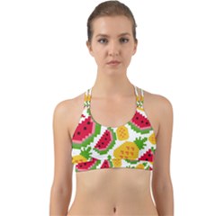 Watermelon -12 Back Web Sports Bra by nateshop