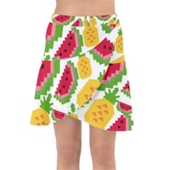 Watermelon -12 Wrap Front Skirt by nateshop