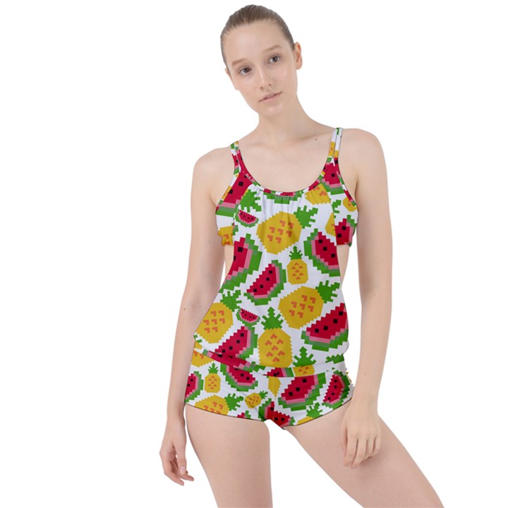 Watermelon -12 Boyleg Tankini Set 