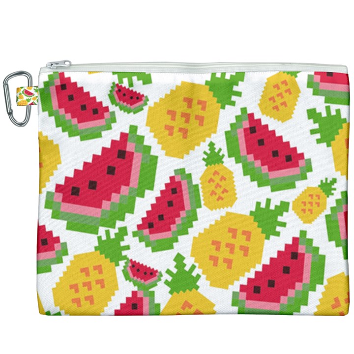 Watermelon -12 Canvas Cosmetic Bag (XXXL)