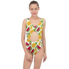 Watermelon -12 Center Cut Out Swimsuit by nateshop