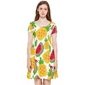 Watermelon -12 Inside Out Cap Sleeve Dress View3