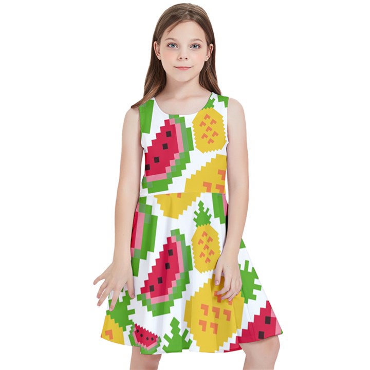 Watermelon -12 Kids  Skater Dress