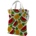 Watermelon -12 Canvas Messenger Bag View1