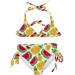 Watermelon -12 Kids  Classic Bikini Set by nateshop