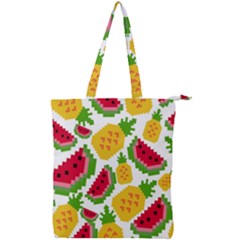 Watermelon -12 Double Zip Up Tote Bag