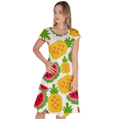 Watermelon -12 Classic Short Sleeve Dress by nateshop