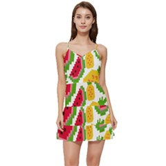 Watermelon -12 Short Frill Dress by nateshop