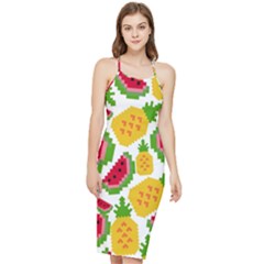 Watermelon -12 Bodycon Cross Back Summer Dress by nateshop