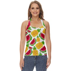 Watermelon -12 Basic Halter Top by nateshop