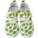 Vegetable Pattern With Composition Broccoli Men s Velcro Strap Shoes View1