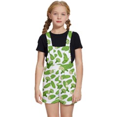 Vegetable Pattern With Composition Broccoli Kids  Short Overalls by pakminggu