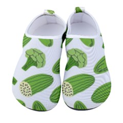 Vegetable Pattern With Composition Broccoli Women s Sock-style Water Shoes by pakminggu