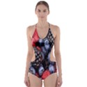 Berries-01 Cut-Out One Piece Swimsuit View1