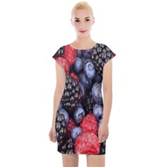 Berries-01 Cap Sleeve Bodycon Dress by nateshop