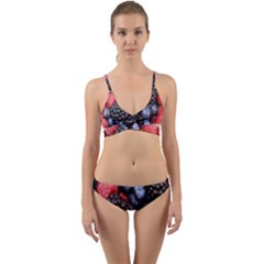 Berries-01 Wrap Around Bikini Set by nateshop