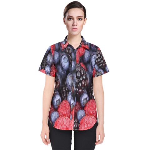 Berries-01 Women s Short Sleeve Shirt by nateshop