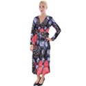 Berries-01 Velvet Maxi Wrap Dress View1