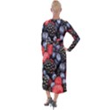 Berries-01 Velvet Maxi Wrap Dress View2