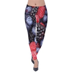 Berries-01 Velvet Leggings by nateshop