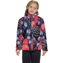 Berries-01 Kids  Puffer Bubble Jacket Coat by nateshop