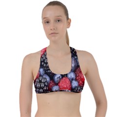 Berries-01 Criss Cross Racerback Sports Bra by nateshop