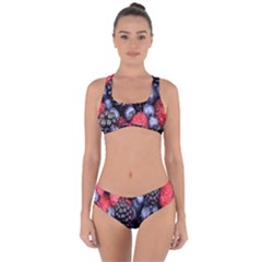 Berries-01 Criss Cross Bikini Set by nateshop