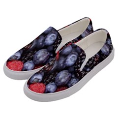 Berries-01 Men s Canvas Slip Ons by nateshop