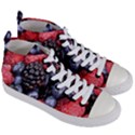 Berries-01 Women s Mid-Top Canvas Sneakers View3