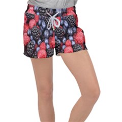 Berries-01 Women s Velour Lounge Shorts by nateshop