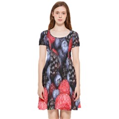 Berries-01 Inside Out Cap Sleeve Dress by nateshop