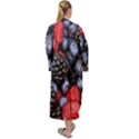 Berries-01 Maxi Velvet Kimono View2