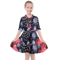 Berries-01 Kids  All Frills Chiffon Dress by nateshop