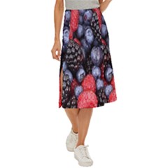 Berries-01 Midi Panel Skirt by nateshop