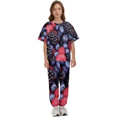 Berries-01 Kids  T-shirt And Pants Sports Set by nateshop