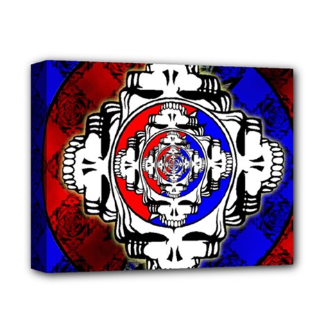 The Grateful Dead Deluxe Canvas 14  X 11  (stretched) by Grandong