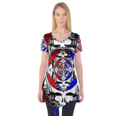 The Grateful Dead Short Sleeve Tunic  by Grandong