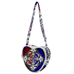 The Grateful Dead Heart Shoulder Bag by Grandong