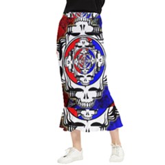 The Grateful Dead Maxi Fishtail Chiffon Skirt by Grandong