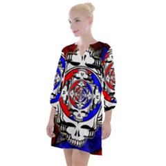 The Grateful Dead Open Neck Shift Dress by Grandong