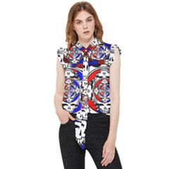 The Grateful Dead Frill Detail Shirt by Grandong