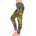 Dead Dancing Bears Grateful Dead Pattern Everyday Leggings  View3