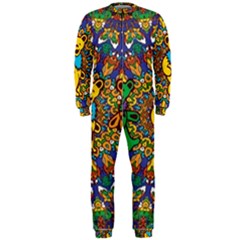 Dead Dancing Bears Grateful Dead Pattern Onepiece Jumpsuit (men) by Grandong