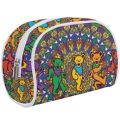 Dead Dancing Bears Grateful Dead Pattern Make Up Case (large) by Grandong