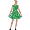 Golf Course Par Golf Course Green Velvet Skater Dress View2