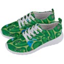 Golf Course Par Golf Course Green Men s Lightweight Sports Shoes View2