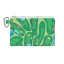 Golf Course Par Golf Course Green Canvas Cosmetic Bag (Medium) View1