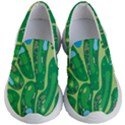 Golf Course Par Golf Course Green Kids Lightweight Slip Ons View1