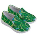 Golf Course Par Golf Course Green Kids Lightweight Slip Ons View3